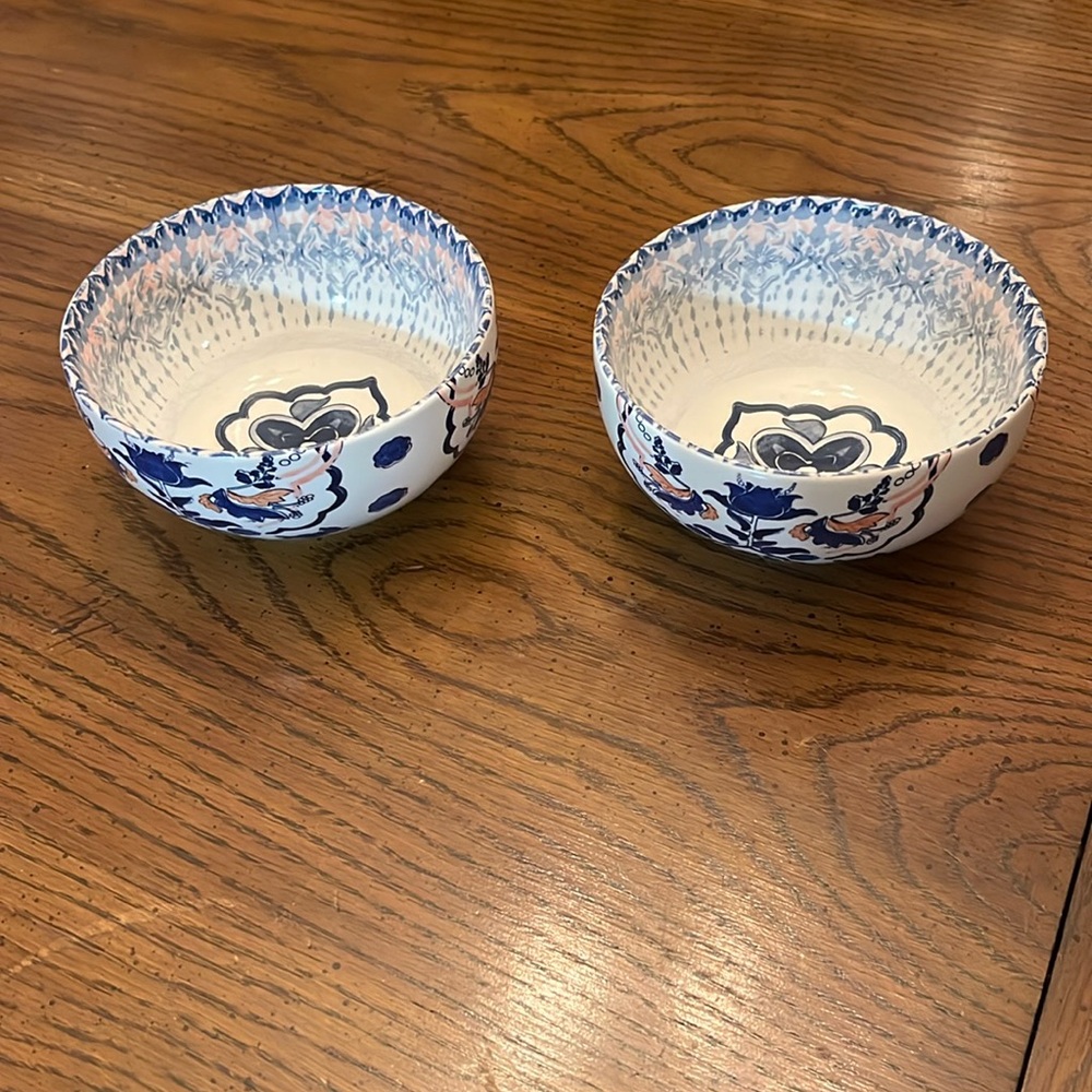 Anthropologie Simone Patina Vie Simone bowls, set‎ of 2